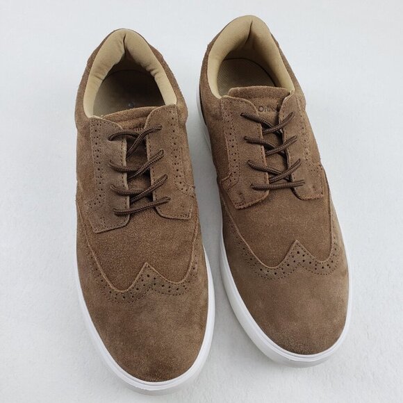 Orthocomfoot Orthopedic Oxford Shoe Mens 12 46 Brown Leather Diabetic Lace Up